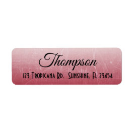 Etiquetas de Endereço de Retorno de Gradiente Verm