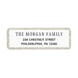 Etiquetas de Endereço de Retorno de Natal