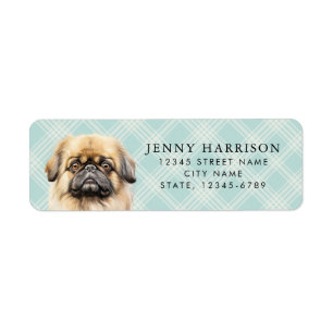 Etiquetas de Endereço de Retorno de Pekingese