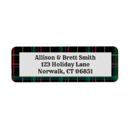 Etiquetas de endereço de retorno de Xadrez de feri