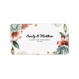 Etiquetas de Endereço de Retorno do Designer de Ro