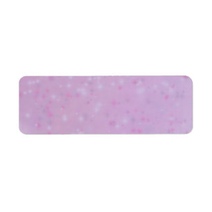Etiquetas de Endereço de Retorno do Sparkle Cor-de