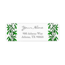 Etiquetas de Endereço de Retorno Editável para Oli