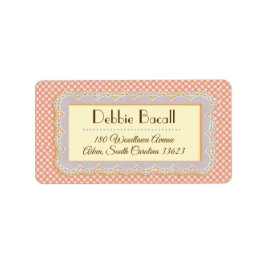 Etiquetas de Endereço de Retorno Muito Vintage