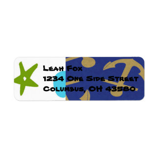 Etiquetas de Endereço de Retorno Náutico