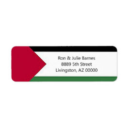 Etiquetas de Endereço de Retorno para a Palestina