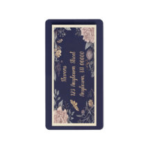 Etiquetas de Endereço de Retorno para Moth, Rose &