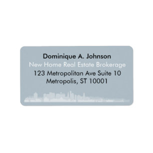 Etiquetas de Endereço de Retorno Personalizado de 