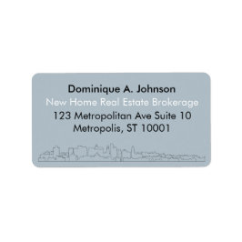 Etiquetas de Endereço de Retorno Personalizado de 