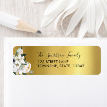 Etiquetas de Endereço de Retorno Personalizado Met