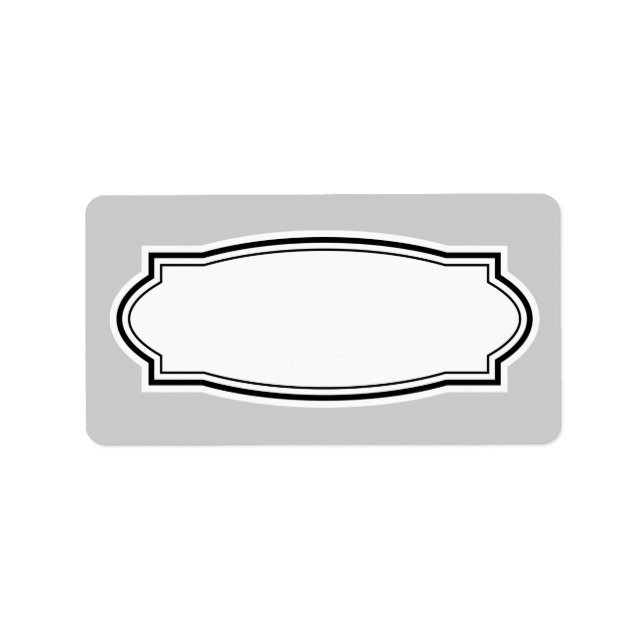 Etiquetas de endereço de vazio imprimíveis (Frente)