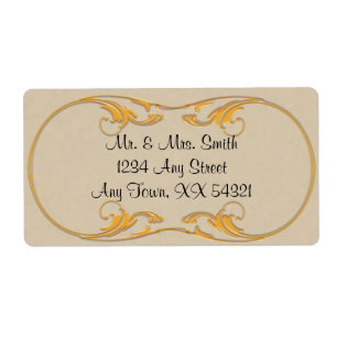 Etiquetas de Endereço de Vintage - Grande