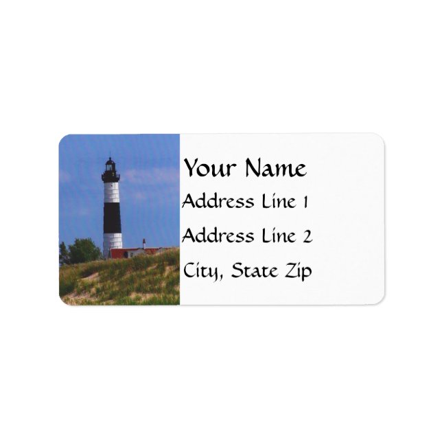 Etiquetas de endereço do farol (Frente)