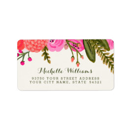 Etiquetas de Endereço do Jardim de Vintage