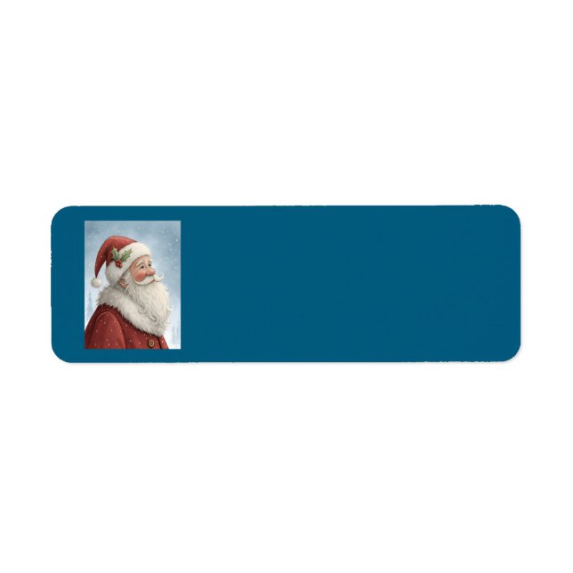 Etiquetas de Endereço do Papai Noel (Frente)