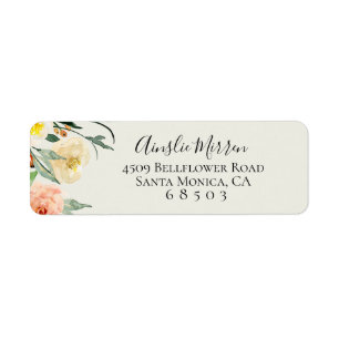 Etiquetas de endereço do remetente de Jardin De