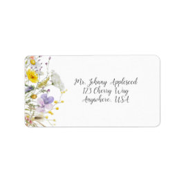Etiquetas de Endereço para Casamento Flor de Prima