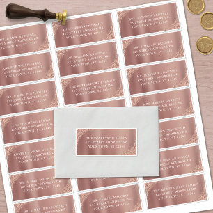 Etiquetas de Endereço para Convidados de Casamento