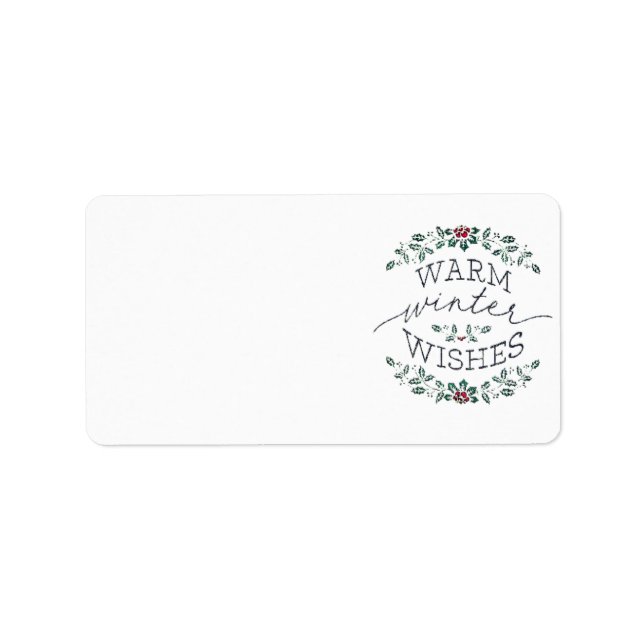 Etiquetas de Endereço para Natal SEASONAL (Frente)