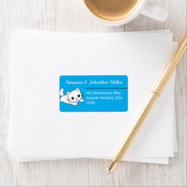 Etiquetas de Endereço Personalizadas de Gato Adorá