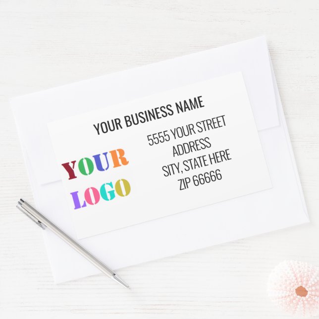 Etiquetas de Endereço Personalizadas para Empresas (Envelope)