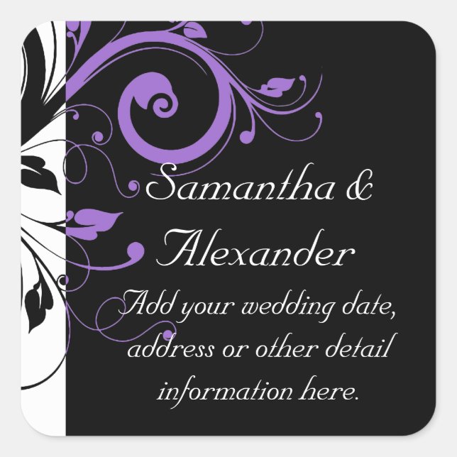 Etiquetas de Ênfase Negra e Branca (Frente)