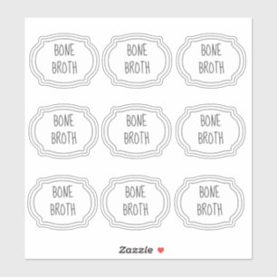 Etiquetas de enlatamento minimalistas para fazende