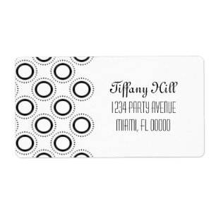 Etiquetas de Entrega Clássicas de Refinamento