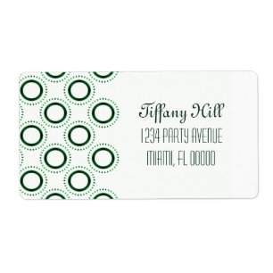 Etiquetas de Entrega Clássicas de Refinamento