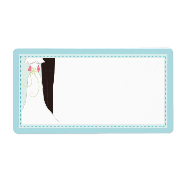 Etiquetas de Entrega de Casamento (Frente)