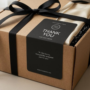 Etiquetas de Envio de Agradecimento com Logotipo P