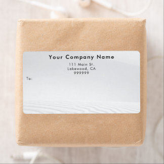 Etiquetas de Envio Personalizadas Simples para Neg