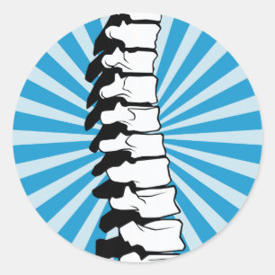 Etiquetas de espiral azul