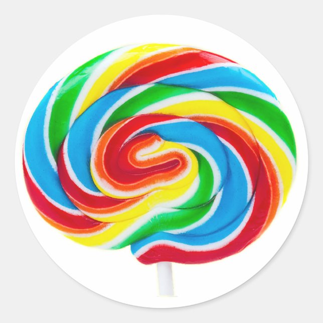 Etiquetas de espiral Lollipop (em 7 formas) (Frente)