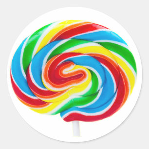 Etiquetas de espiral Lollipop (em 7 formas)