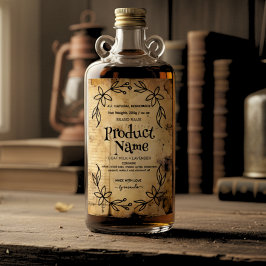 Etiquetas de Estilo de Apothecary de Papel Antiqua