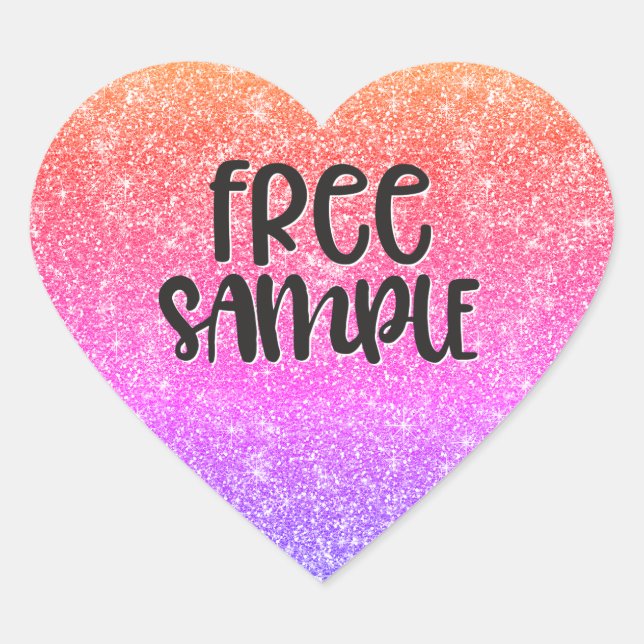 Etiquetas de etiqueta de amostra grátis (Frente)