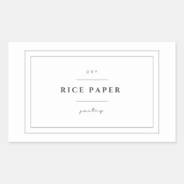 Etiquetas de etiqueta de Comida de papel para gelo