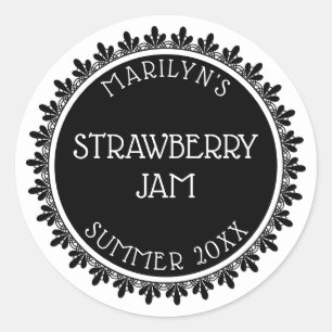 Etiquetas de etiqueta de latão preto e branco