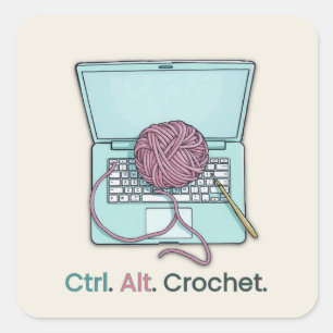 Etiquetas de etiquetas de crochê