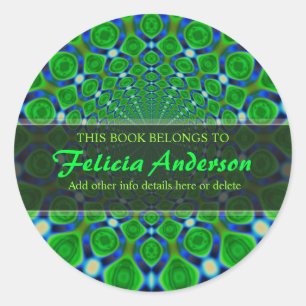 Etiquetas de Etiquetas de Livros de Artes Psicodél