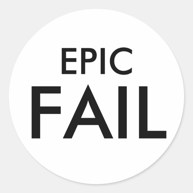 Etiquetas de FALHA EPIC (Frente)