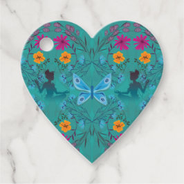 Etiquetas De Favor Botânico De Fada De Verão