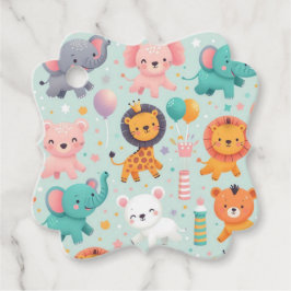 Etiquetas de Favor da Parada Animal