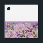 Etiquetas de Favor de Algodão Púrpura Floral Prese<br><div class="desc">Adicione um toque de charme do campo aos seus presentes com nossas Etiquetas de Favor do Presente Floral de Algodão Púrpura geradas pela IA. Perfeito para todas as ocasiões, essas etiquetas refinadas apresentam uma mistura de designs florais eternos contra um pano de fundo roxo suave. Criados com detalhes intrincados, eles...</div>