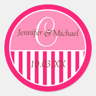 Etiquetas de Favor de Casamento Personalizado Mono