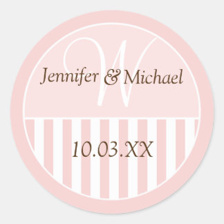 Etiquetas de Favor de Casamento Personalizado Mono