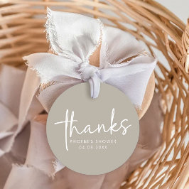 Etiquetas de Favor de Chuveirinho de Noiva com Let