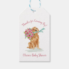 Etiquetas de Favor de Festa de Chuvinha de Bebê Re