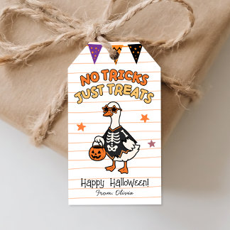 Etiquetas de Favor de Halloween Sem Truques Soment